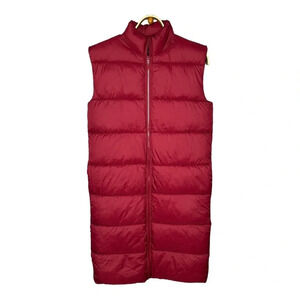 Steve Madden Women's Quilted Puffer Outerwear Vest In Brick.  Sz: Small